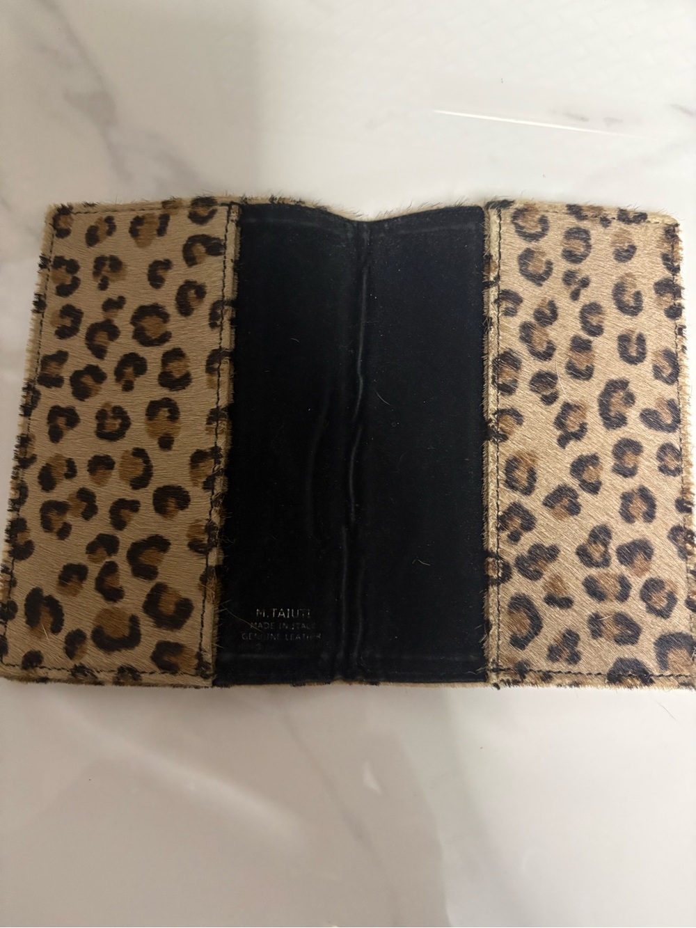 Cowhide passport cover